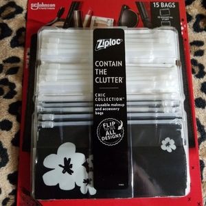 Ziploc 15 Reusable Makeup & Accessory Bags